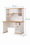 Hanah Home Escritorio de Estudio Zenit Crema Claro